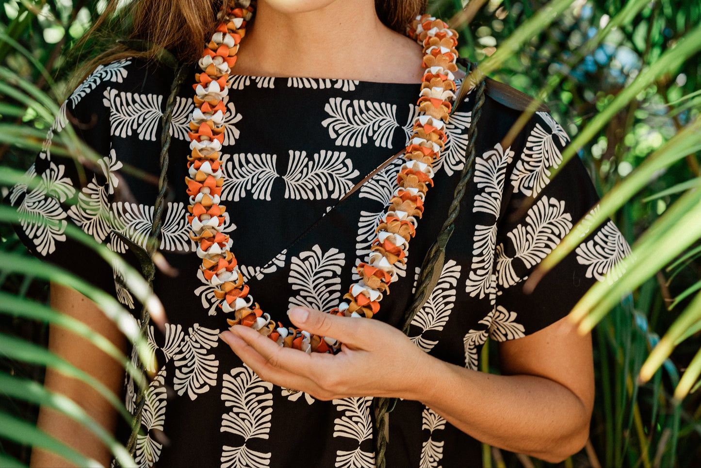 Classic Leather Lei - Puakenikeni