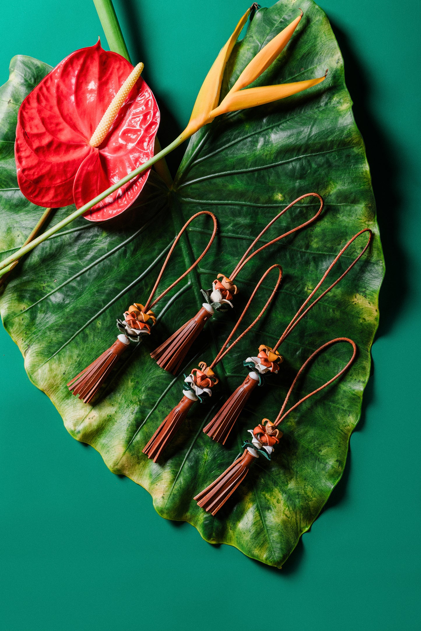 Leather Lei Tassel