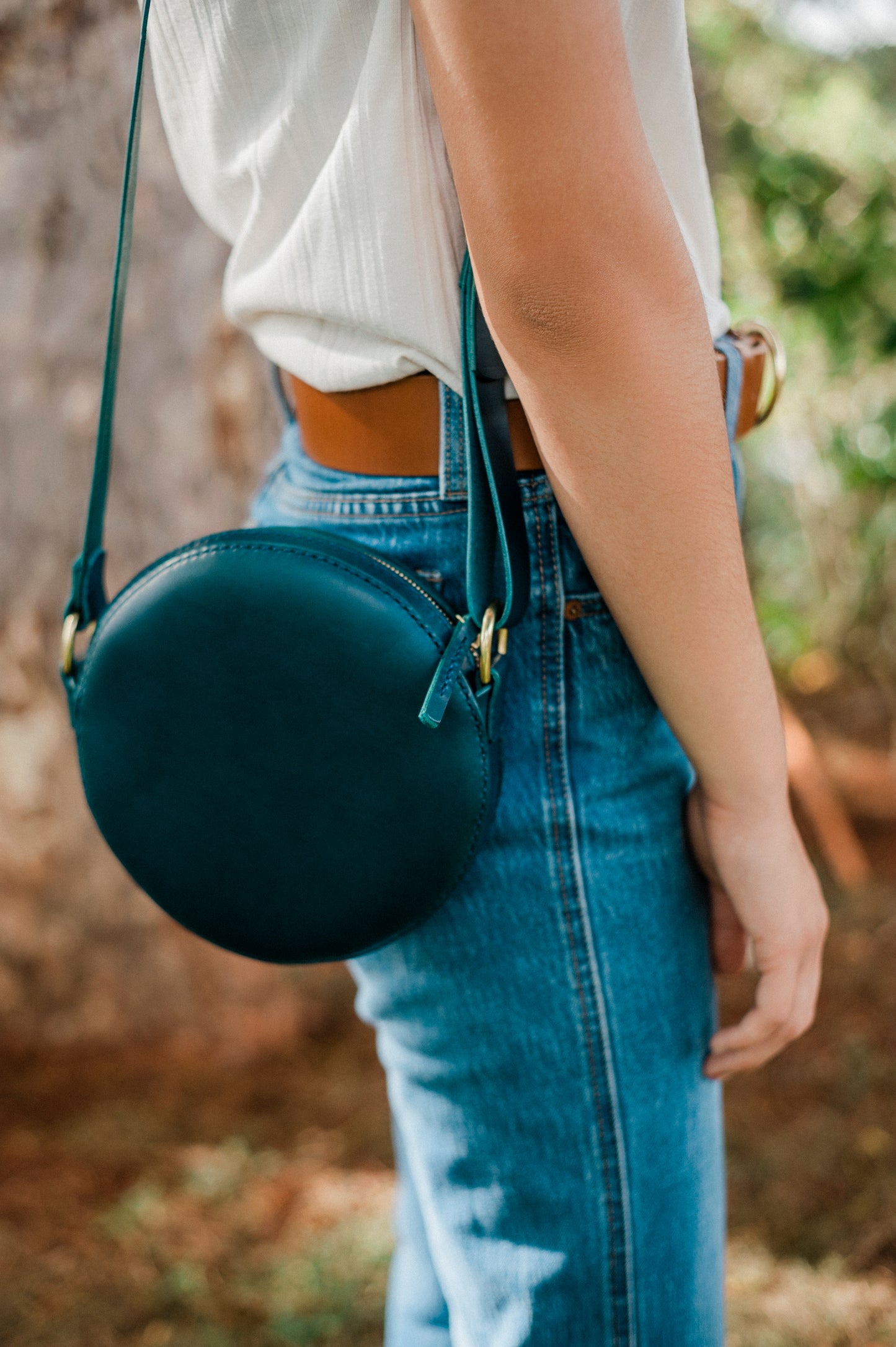 Full Moon Round Bag