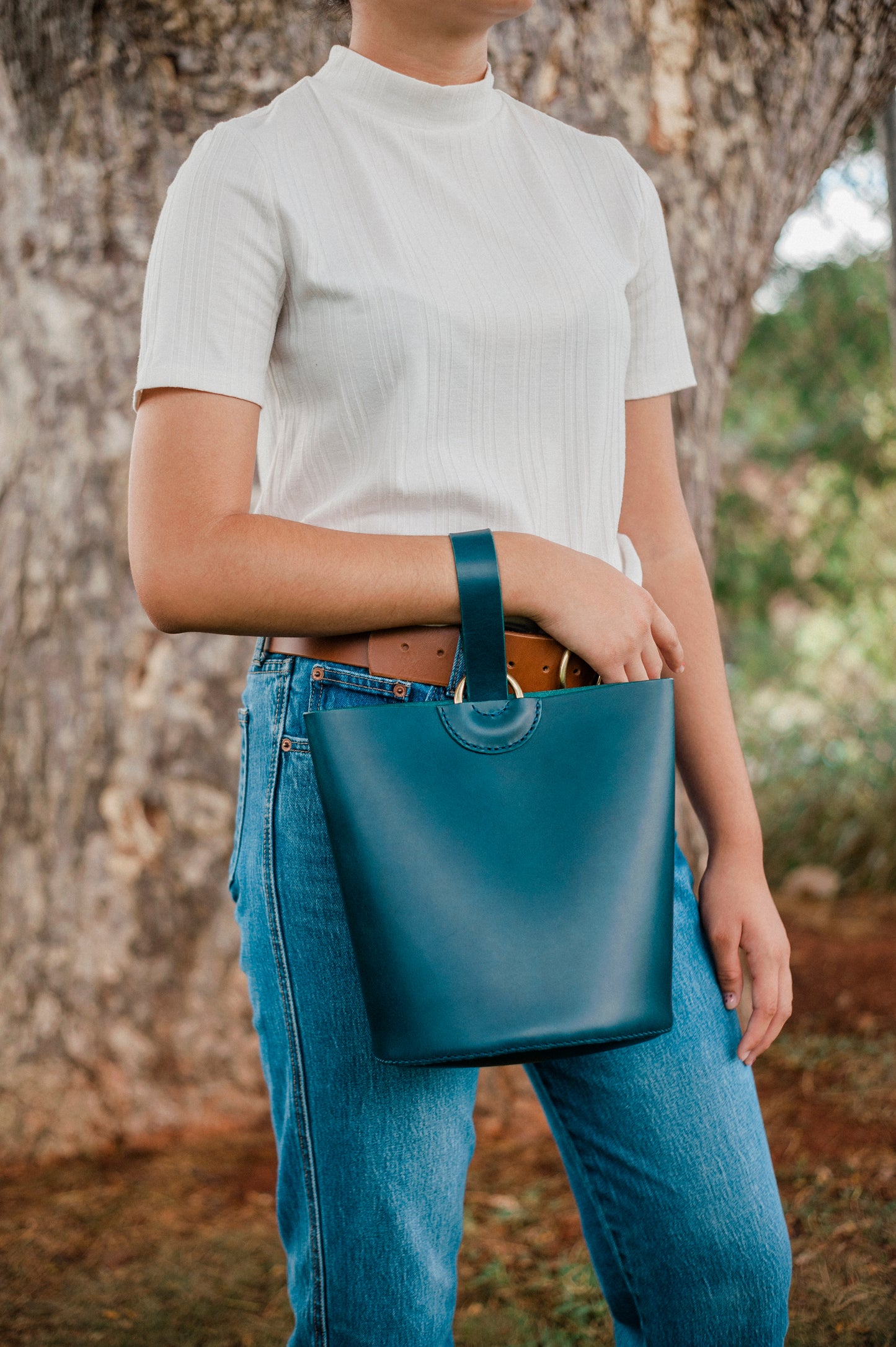 Dark Tidal Tote